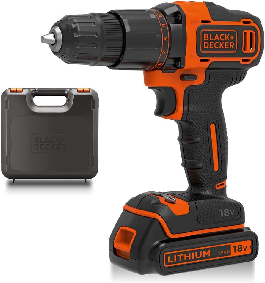 BLACK+DECKER 18V Cordless Combi Hammer Drill