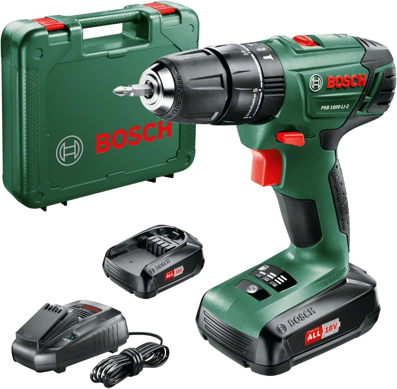 Bosch PSB 1800 LI-2 Cordless Combi Drill